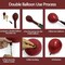 Red Pink Balloons - Double Stuffed Burgundy Gold Balloon Garland Dark Red Dusty Pink Gold Balloon Arch Kit